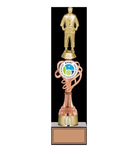 ODAK KUPA - Figürlü Kupalar - Judo / Karate Figürlü Kupalar FG-036 C - 38 cm