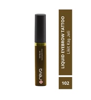 Koyu Kahverengi Likit Kaş Maskarası & Liquid Eyebrow Tattoo 5ml - No: 102 Vegan & Temiz Içerikli