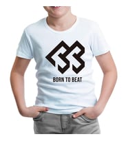 Born to Beat - Logo Beyaz Çocuk Tshirt