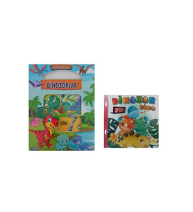 Pencereli Kitaplar-Dinozorlar 3 Boyutlu, Hareketli Kitaplar "Dinozorlar" Pop-up Kitap