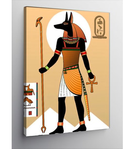 Kanvas Tablo Anubis