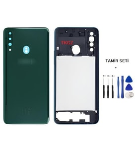 Samsung Galaxy A20S - SM-A207F FULL Kasa Arka Kapak Takım YEŞİL - TAMİR SETİ