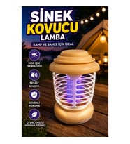 Kamp ve Bahçe İçin Mor Işıklı Sessiz Sinek Kovucu Lamba