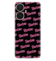 Realme C55 Kılıf Resimli Desenli Baskılı Silikon Barbie 1404