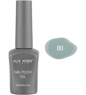 Su Yeşili Kalıcı Oje 80-Yoğun Renk Veren Jel Oje 12 ml-Nail UV Gel Polish 80