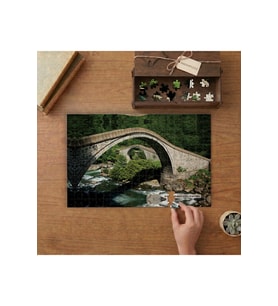 Köprü- Arhavi- Artvin Tasarımı 240 parça Ahşap Puzzle Ahşap Kutuda MP06908