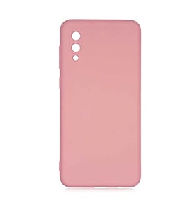 Coverzone Samsung Galaxy A02 ?le Uyumlu K?l?f Z-Mara Lansman Vieri Tam Koruma Arka Kapak Kamera Koruma �?k?nt?l? P�r�zs�z Y�zey Pembe