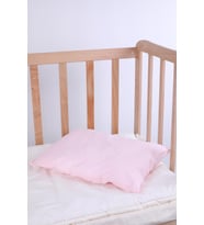 Babyhola Mirofiber Antialerjik Silikonlu Pamuk Kılıf Bebek Yastığı 35cm x 45cm  (Pembe)