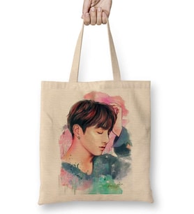 Bts Jungkook 02 Bez Çanta Uzun Saplı