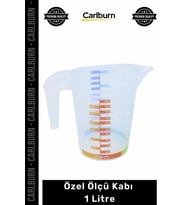 #ÖlçüKabı Sağlığa Dost Plastik Dayanıklı 1 Litre Hassas Çoklu Ölçüm Pratik Özel Ölçü Kabı