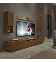 Decoraktiv Trendstyle 270DAS Mdf Tv Ünitesi Tv Sehpası - Naturel Ceviz