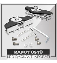 Kaput Üstü Montaj Aparatı Delme Çizme Yapmaz Off Road Led Lamba Çalışma Lambası