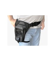 Motosiklet Bel Bacak Çantası Impertex Kumaş 5 Fermuarlı Silah Kılıflı Motor Çanta