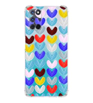 PrintiFy Oppo A72 Uyumlu Water Color 1 Baskılı Şeffaf Köşe Korumalı Antişok Kılıf