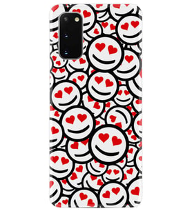 Samsung A02S A03S A10 A12 A13 A21S A22 Kılıf Desenli Silikon Gülen Surat 1774