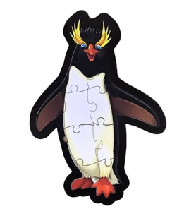 Farbu Oyuncak Penguen 12 Pcs Eğitici Ahşap Puzzle FBP37