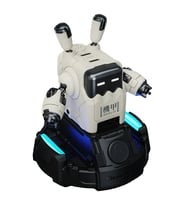 GravaStar Delta35 Robot Figürlü 35W Hızlı Şarj Adaptörü ve Şarj Standı, White