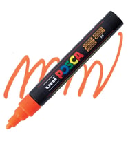 UNİ POSCA SU BAZLI POSTER MARKER PC-5M 1.8-2.5 FLUORESCENT TURUNCU
