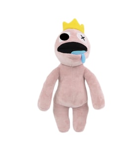 İthal Kumaş Roblox Fan Rainbow Friends Gökkuşağı Müzikli Peluş Oyuncak Oyun & Uyku Arkadaşı 30 cm. (Açık Pembe)