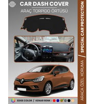 RENAULT CLİO 4 (2012-2020) Torpido Örtüsü Ön Göğüs Koruma Torpido Koruma Birebir Uyum Kaymaz