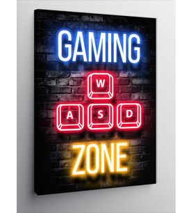Kanvas Tablo Gamer Temalı
