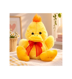 Kurdeleli Ördek Peluş 30 cm