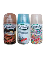 Tropicana Air Freshener Oda Kokusu Cinnamon Tarçın Soft Hafif Bubble Gum Koku Parfüm Sprey 260 Ml X 3 Adet