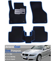 BMW 3 SERİSİ E90 SEDAN (2005-2013) Uyumlu EVA Paspas Tam Set–Araca Özel,Su Geçirmez