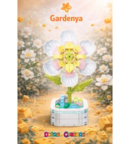 Mikro Blok Gardenya Çiçek Lego - Lego Setleri Mini Lego - Çiçek Lego - Blossom Çiçek Lego