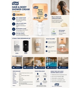 Tork 425662 Lüks Mini Hair & Body / Saç Vücut Kremi 525 ml 1 Adet