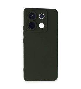 Xiaomi Redmi Note 13 Pro 5g Kılıf Nano İçi Kadife Silikon - Koyu Yeşil
