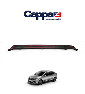 CAPPAFE Renault Symbol Arka Tampon Eşiği Koruma Mat Siyah 2013-›