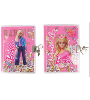 BARBİE PULLU KİLİTLİ GÜNLÜK