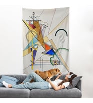 Wassily Kandinsky Gewebe Duvar Örtüsü-7493