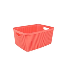 Herevin HER161373-163 Pembe Çok Amaçlı Plastik Sepet 18 L