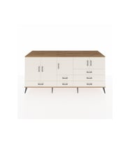Kronos Konsol 6 Raflı 6 Çekmeceli 5 Kapaklı 220x59x99 Çam-Aytaşı/Aytaşı