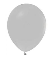 Balon Düz 12 inç (jojo Balloons) Gri 100'lü-