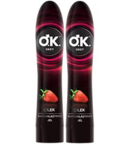 Okey Kayganlaştırıcı Jel 100ML Çilekli (2 Li Set)