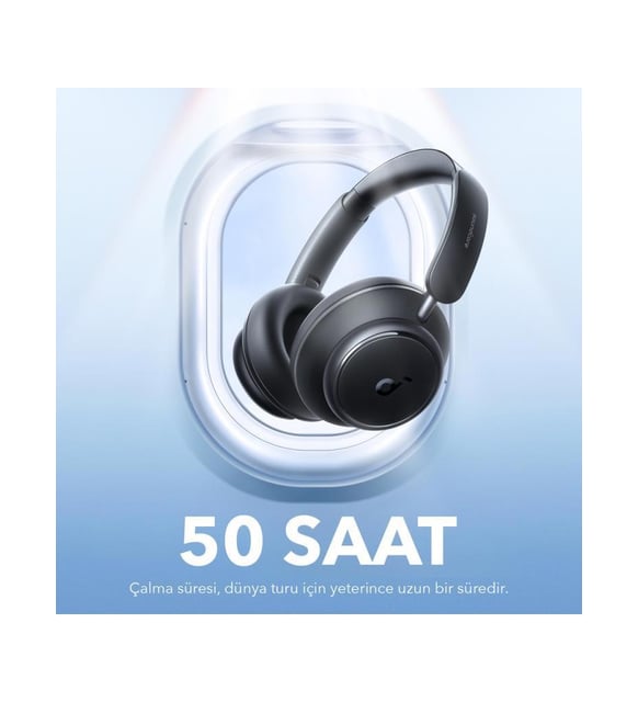 Anker SoundCore Space Q45 Siyah Kulak Üstü Bluetooth Kulaklık - Teşhir