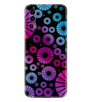General Mobile GM 23 Kılıf Silikon Desen Özel Seri Daireler 1751