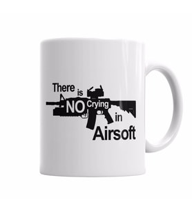 NO CRYING IN AIRSOFT Kupa Bardak Porselen