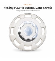 17.5 İnç Lüx Plastik Bombeli Jant Kapağı Kamyonet Midibüs Minibüs İçin 4 Adet