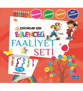 Eğlenceli Faaliyet Seti - Kırmızı - 5+ Yaş
