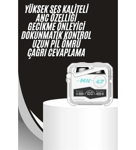Gecikme Önleyici Oyuncu Kulaklığı Bluetooth Bağlantılı ANC Özelliği 5.0 Bluetooth