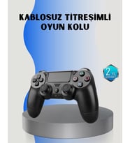 Ps4 Uyumlu Kablosuz Oyun Kolu – Gerçekçi Titreşimli Geri Bildirim