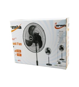 18 İNÇ SANAYİ VANTİLATÖR 3 METAL KANAT: ÇAP:56CM - Y: 140CM - 3 KADEME HIZ 80W (5343)