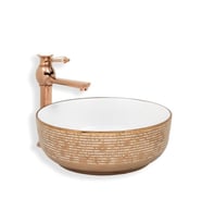 LENA TEZGAHÜSTÜ LAVABO E-8301 (Çok Renkli)