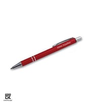 Kişiye Özel Kırmızı ve Gümüş Renk Metal Tükenmez Kalem GDTK-904136
