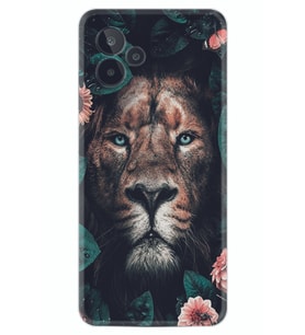 General Mobile GM 24 Pro Kılıf Resimli Desenli Baskılı Silikon Leon Flowers 1333