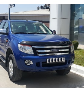 Ford Ranger Abs Kaput Koruyucu 2011-2015 (Siyah - Beyaz)
